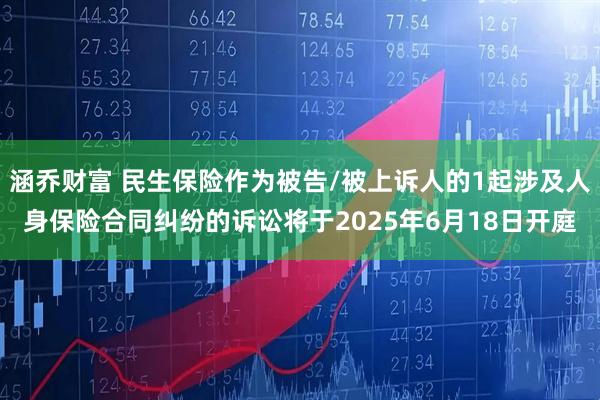 涵乔财富 民生保险作为被告/被上诉人的1起涉及人身保险合同纠纷的诉讼将于2025年6月18日开庭