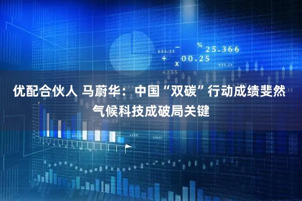 优配合伙人 马蔚华：中国“双碳”行动成绩斐然 气候科技成破局关键