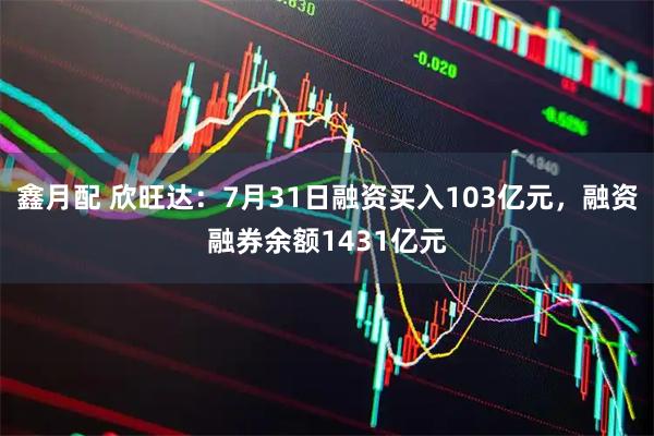 鑫月配 欣旺达：7月31日融资买入103亿元，融资融券余额1431亿元